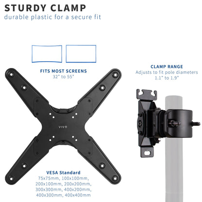 Pole Mount Bracket for 32" to 55" TVs